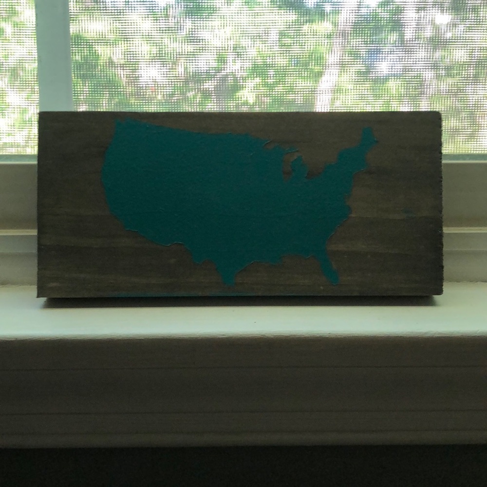 Handmade United States wood home decor
